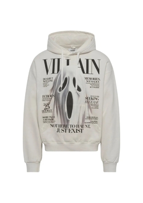 Doublet Villain Cover print hoodie - White