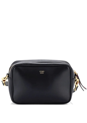 Fendi Pre-Owned Camera Bag Zucca Embossed Leather Small crossbody bag - Black