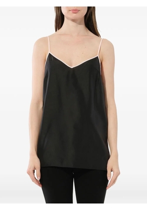 PUCCI contrast-trim sleeveless top - Black