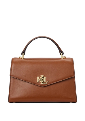 Lauren Ralph Lauren small Farrah leather tote bag - Brown