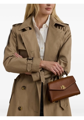 Lauren Ralph Lauren small Farrah leather tote bag - Brown