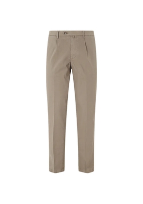 Briglia 1949 pleated pressed-crease trousers - Neutrals