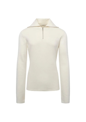 ENTIRE STUDIOS zip-up turtle-neck sweater - Neutrals