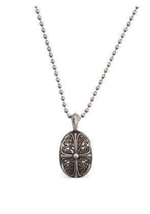 Chrome Hearts Oval Cross necklace - Silver