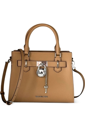 Michael Kors Hamilton leather satchel bag - Neutrals