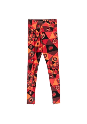 PUCCI Occhi geometric-print trousers - Red