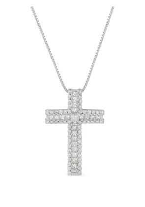 LB Exclusive diamond cross necklace - Silver