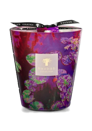Baobab Collection Arty Flowers Water Lily candle - Purple