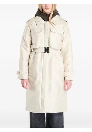 Desigual belted padded coat - Neutrals