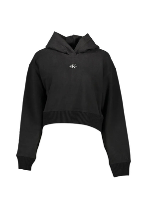 Calvin Klein logo-patch hoodie - Black