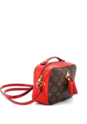 Louis Vuitton Pre-Owned Saintonge Handbag Monogram Canvas with Leather crossbody bag - Brown