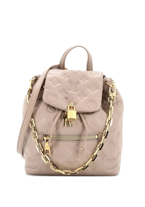 Louis Vuitton Pre-Owned Coussin Monogram Embossed Lambskin PM backpack - Neutrals