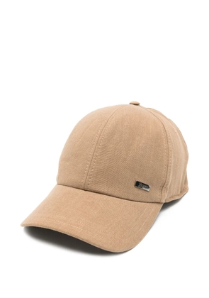 Herno logo-plaque baseball cap - Neutrals