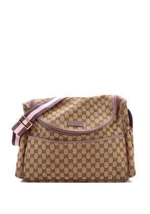 Gucci Pre-Owned Diaper GG Canvas crossbody bag - Brown
