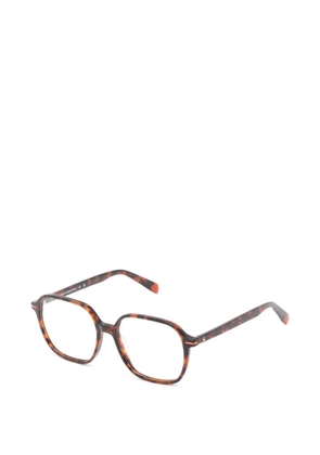 Benetton Adora tortoiseshell-effect square-frame glasses - Brown