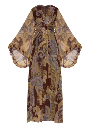 ETRO paisley-print silk maxi dress - X0826