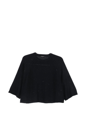 Fabiana Filippi sequin-embellished sweater - Blue