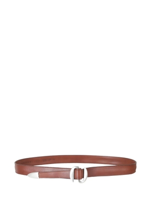 Orciani buckle-fastening leather belt - Brown