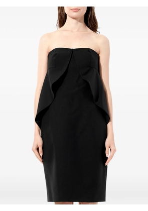 Balenciaga Swan strapless ruffled dress - Black