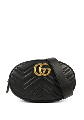 Gucci Pre-Owned GG Marmont matelassé belt bag - Black