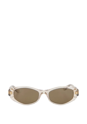 Balenciaga Eyewear Nova oval-frame sunglasses - Neutrals
