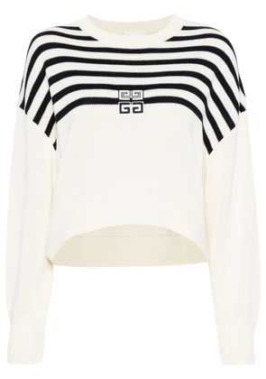 Givenchy 4G-embroidered jumper - White