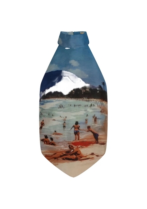 Cult Gaia Bina beach-print top - Blue
