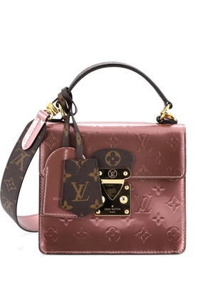 Louis Vuitton Pre-Owned Spring Street NM Handbag Monogram Vernis with Monogram Canvas satchel - Brown