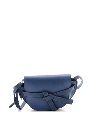 Loewe Pre-Owned Gate Shoulder Bag Leather Mini crossbody bag - Blue