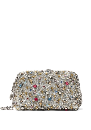 Tory Burch Fleming embellished cross body bag - Silver
