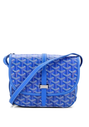 Goyard Pre-Owned Belvedere III Messenger Bag Coated Canvas with Leather PM crossbody bag - Blue