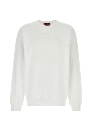 Gucci logo-embroidered sweatshirt - White