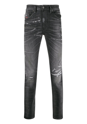 Diesel distressed slim-fit jeans - Black