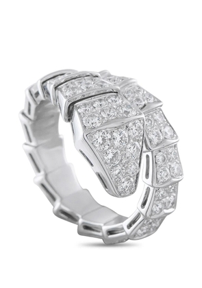 Bvlgari Pre-Owned Serpenti diamond ring - Silver
