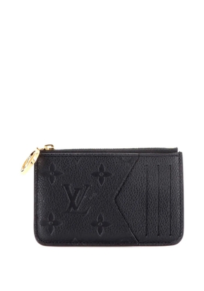 Louis Vuitton Pre-Owned Romy Monogram Empreinte Leather card holder - Black
