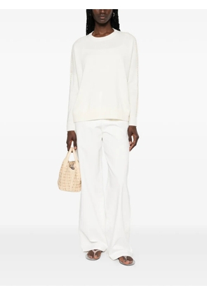 Lorena Antoniazzi embroidered-detail jeans - White