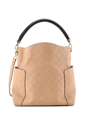 Louis Vuitton Pre-Owned Bagatelle Monogram Empreinte Leather hobo bag - Neutrals
