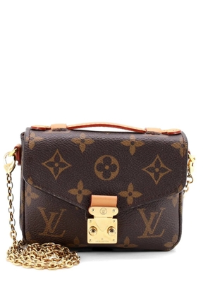 Louis Vuitton Pre-Owned Micro Metis Monogram Canvas crossbody bag - Brown