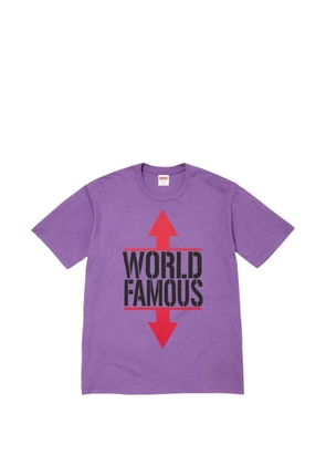 Supreme World Famous T-shirt - Purple