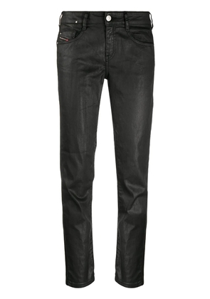 Diesel D-Ollies slim fit coated joggjeans - Black