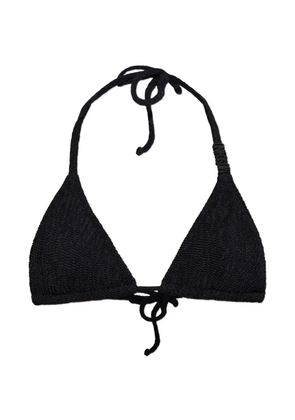 Moschino logo-detail bikini top - Black