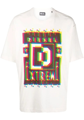 Diesel logo-print short-sleeved T-shirt - Neutrals