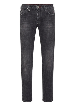 Philipp Plein low-rise straight-leg jeans - Black