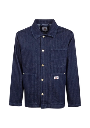 DICKIES herringbone-pattern denim jacket - Blue