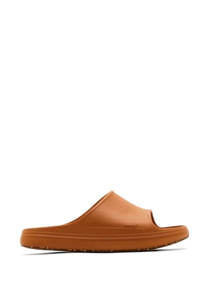 norda open-toe slides - Brown