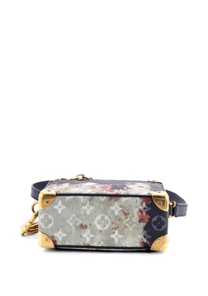 Louis Vuitton Pre-Owned Soft Trunk Bag Monogram Bleach Canvas Mini crossbody bag - Blue