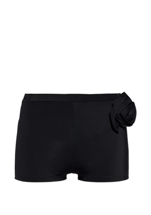 Moschino floral-detail bikini shorts - Black