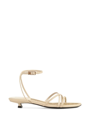 Sergio Rossi Braid sandals - Neutrals