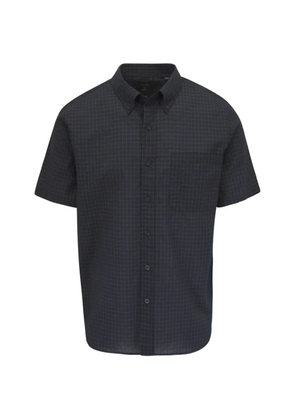 Vince Cortland plaid short-sleeve shirt - Black