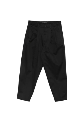 Low Brand stud-embellished pleated trousers - Black